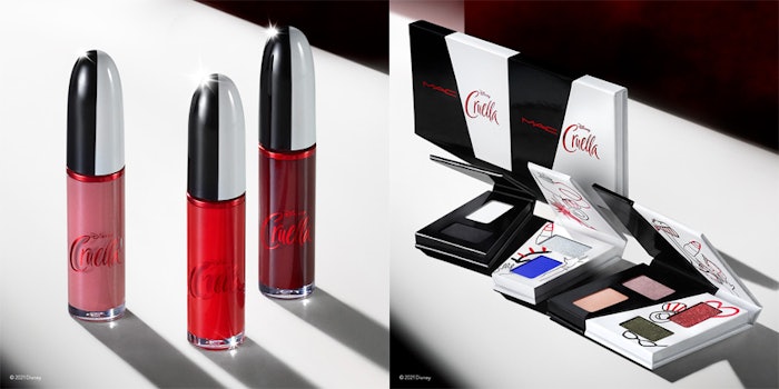 Retro Matte Liquid Lipcolour and Eye Shadow x 8: Cruella To Be Kind palette. Photo: MAC's Facebook.