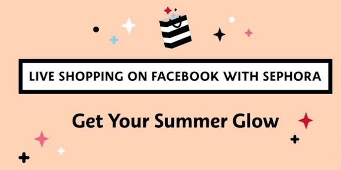 The live shopping event on Facebook is on May 21, 2021.