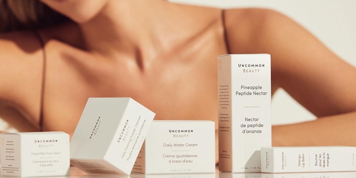 Uncommon Beauty launched with five skin care products. Photo: Uncommon Beauty's Instagram.
