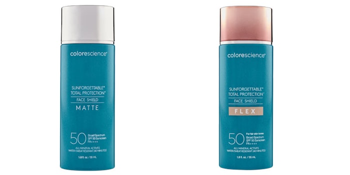 Colorescience Face Shield Flex Spf 50 And Face Shield Matte Spf 50