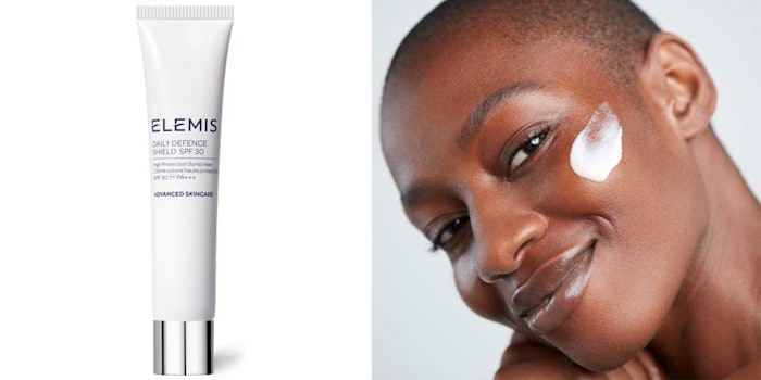 This 'Read the Label' looks at Elemis's Daily Defense Shield SPF 30, which is said to provide UV protection and long-lasting hydration on the skin with a blend of coconut, jojoba oils, panthenol, melanin and more.
