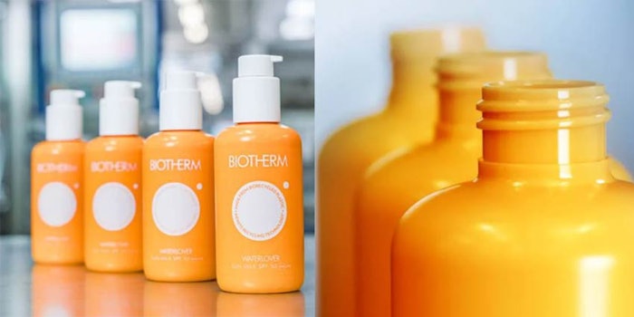 Photos posted by L'Oreal's corporate website depict Biotherm bottles that are set to debut on the market in 2025.