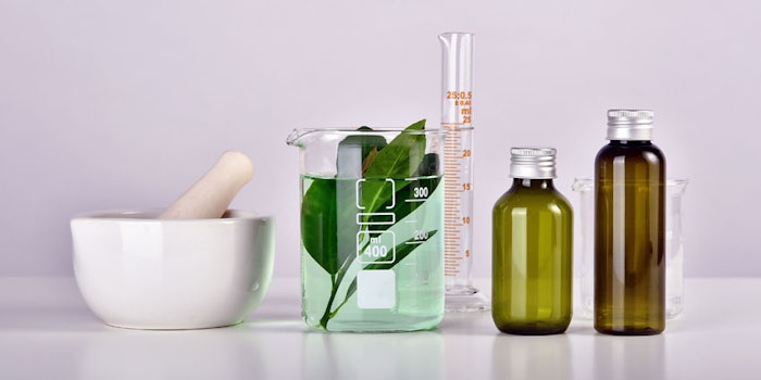 'A simple combination of one atom of oxygen (O) and two atoms of hydrogen (H) creates H2O, the chemical formula of water. In this context, water is a chemical,' Deciem explains in its latest consumer-facing campaign.
