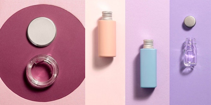 The aluminum caps are available for use with glass bottles and jars primarily for skin care products.