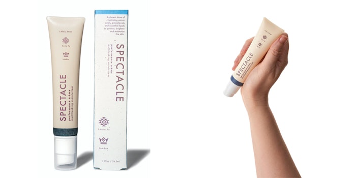 The Spectacle Performance Creme tube is made from a spruce-wood bi-product .