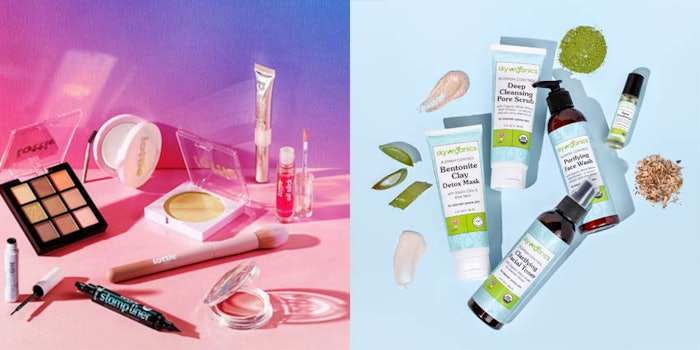 Lottie London has entered Walmart stores to expand its U.S. presence. products at Walmart are 100% vegan, while Sky Organics has launched its Blemish Control collection at Whole Foods stores and SkyOrganics.com.