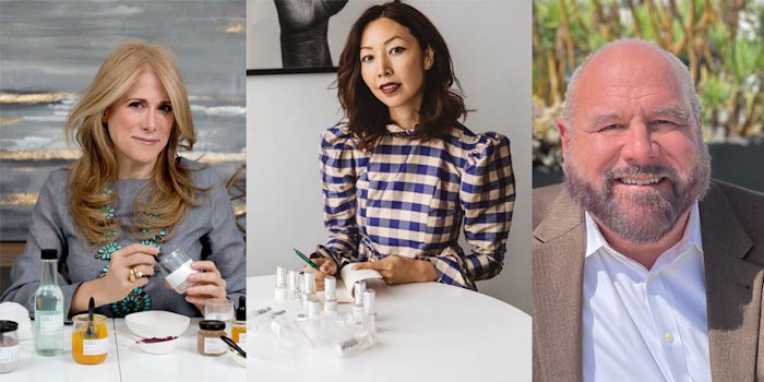 From left: Tina Hedges of Loli Beauty, Bee Shapiro of Ellis Brooklyn and Don Frey of The Honest Co.