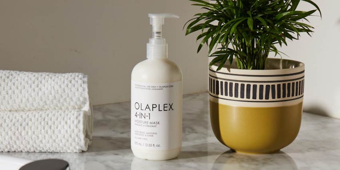 'The 4-in-1 Moisture Mask professional salon treatment ... is validated by independent clinicals that showed 74% more moisture, 84% more shine, 84% more smoothness and 94% more body,' says CEO JuE Wong.
