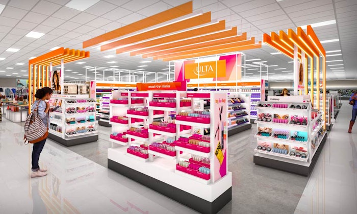 Ulta Beauty at Target will feature trending brands such as Florence by Mills, Pattern, Juvia's Place and more.