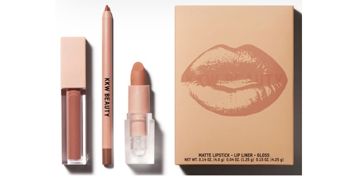 The current KKW Beauty product line is on sale for 20-75% off sitewide until supplies last.