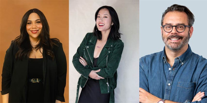 From left: Angela Ubias and Cary Lin of Common Heir and Brad Farrell of Beekman 1802.