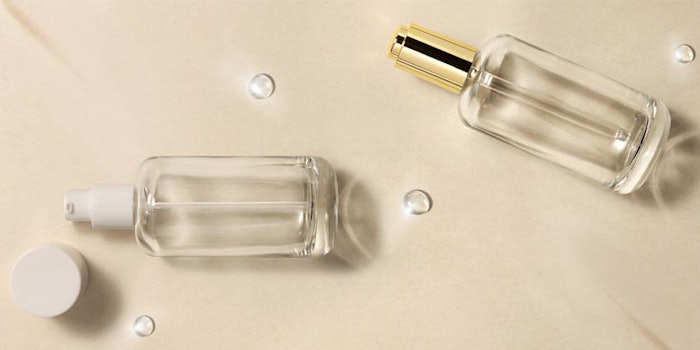 Baralan's Olivia 100 Super-Weight (SW) is a rounded glass bottle developed specifically for fragrance and skin care products.