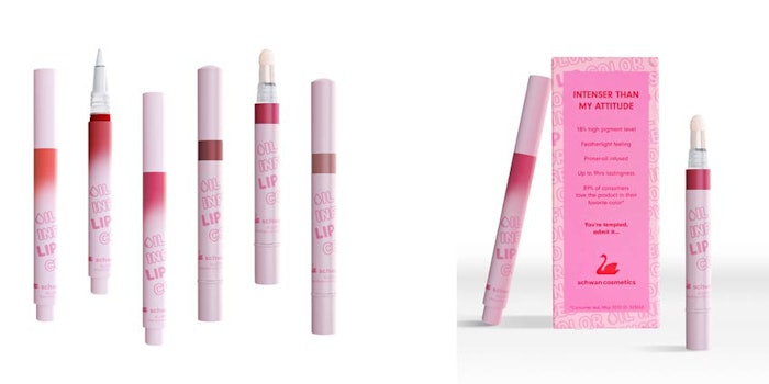 Schwan Cosmetics' Allure Oil Infused Lip Color.