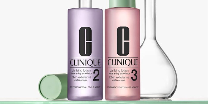 Clinique is the first ELC brand to utilize Roctool's sustainable packaging technology on its bottles.