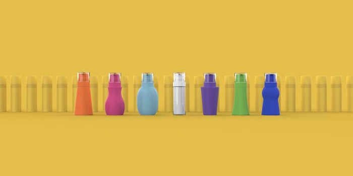 Canvas Airless is a bi-injected, two-layer, pouch-based pack that uses Quadpack’s bag-in-bottle blow molding technology for customizable shapes.