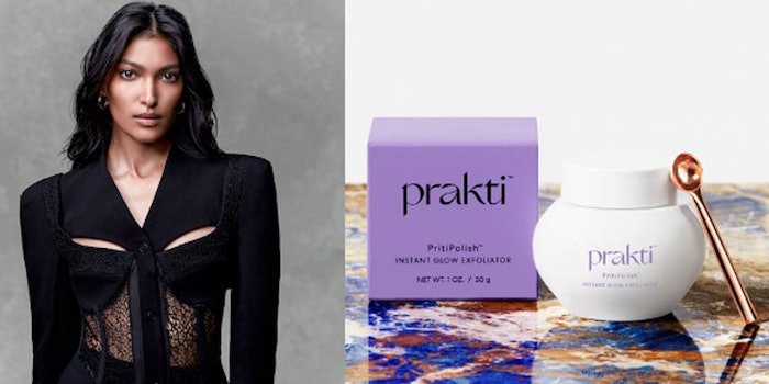 Prakti is an Indian-inspired beauty brand and launching its first product, the PritiPolish face scrub.