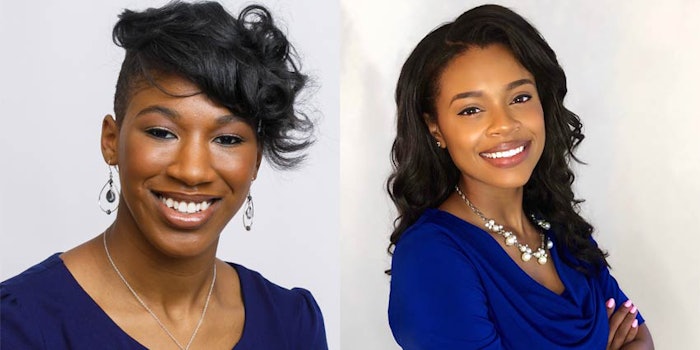 Imani Elaine Porter and Joy Rutherford are the winners of the $5000 SCC Madam C.J. Walker Scholarship, introduced in 2020 to support under-represented minority students pursuing a science-based degree.