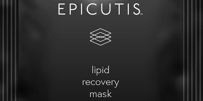 Epicutis Lipid Recovery Mask is for post cosmetic procedure recovery and formulated with its signature TSC technology, zinc and multiple molecular weight hyaluronic acid.