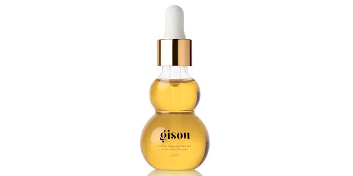 Gisou Honey Infused Face Oil is an antioxidant-rich face oil inspired by the natural beauty benefits of the botanical sources at Mirsalehi Bee Garden.