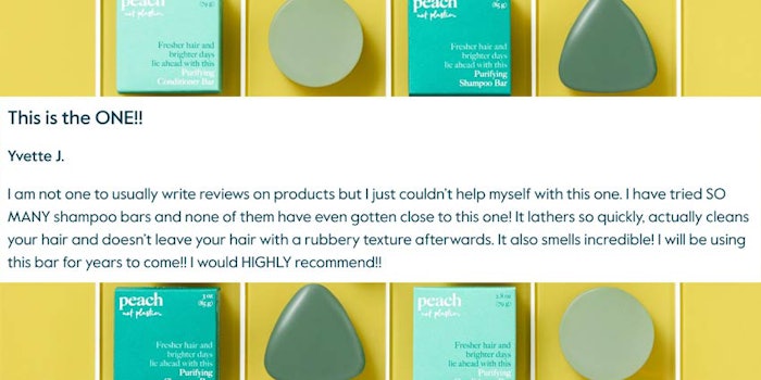 Peach Not Plastic has inspired fans with its sustainable innovations.