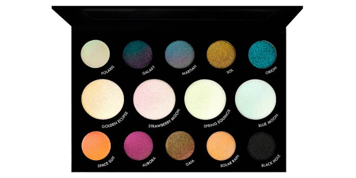 The Lightwork Volume III—Infinite Light Palette is a multi-use palette with 14 galactic shades in five unique finishes.