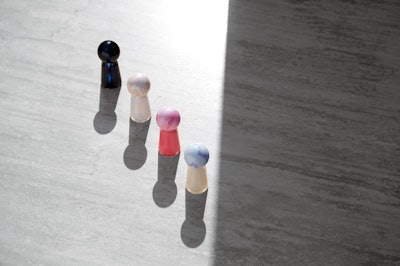 The nail polish comes in three shades—Perfect Pearl (white), Granny’s Pink Pearls (pink) and Inky Pearl (black)—and a clear matte top coat called Pearly Tops.