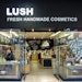 Same-day delivery is available for any order placed before 1 pm local time within 15 miles of the nearest Lush store.