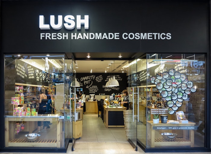 Same-day delivery is available for any order placed before 1 pm local time within 15 miles of the nearest Lush store.