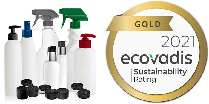 Silgan has earned further recognition from Ecovadis; pictured is an array of the company's PCR packaging.
