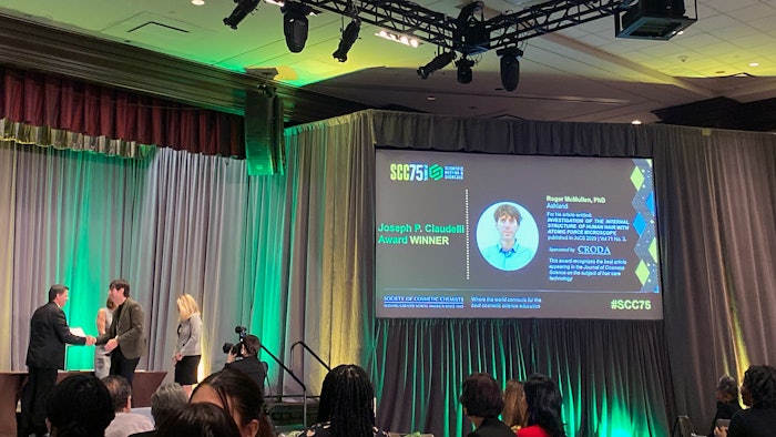 McMullen won the Joseph P. Ciaudelli Award for the best paper published in the Journal of Cosmetic Science in 2021.