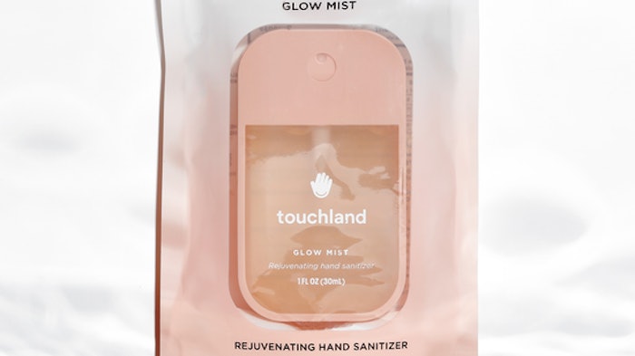 Touchland’s Glow Mist is said to be the first-ever rejuvenating hand sanitizer mist with anti-aging properties.