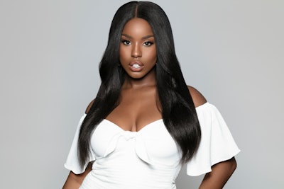 18 Kinky Straight Lace Closure Wig by SL Raw Virgin Hair.
