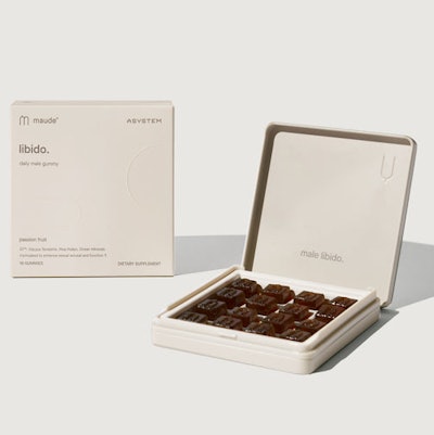 The Male Libido Gummy is formulated with Tribulus Terrestris, pine pollen extract, sea moss, bladderwrack, burdock, and the S7 blend.