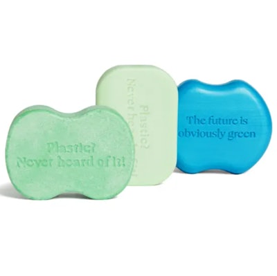 The Big Kids collection includes the Shampoo Bar in Apple Blast, Conditioner Bar in Apple Blast and Hand & Body Bar in Citrus Splash or Sunny Orange.