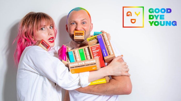 From left: Hayley Williams and Brian O’Conner, founders of Good Dye Young.