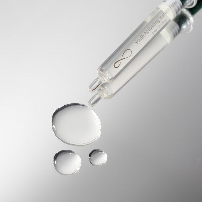 Invity Youth Activating Instant Filler is formulated to boost hydration levels and increase the rate of collagen production in the skin.