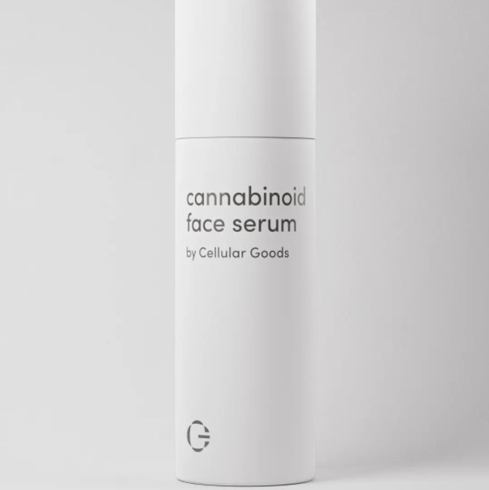 Cellular Goods Rejuvenating Cannabinoid Face Serum uses cannabigerol (CBG) to prevent signs of aging caused by UV-light exposure and inflammation.