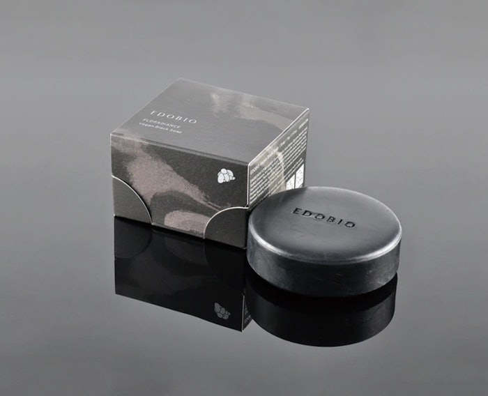 The Glowing Night Gel Mask and Vegan Black Soap utilize Edobio's signature ingredient, BiProGE Lactic Acid Bacteria.