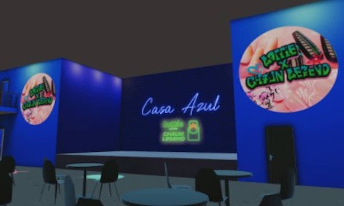 Lottie London will be exclusively taking over Casa Azul venue, in the Festival Land within the Vegas City District, the largest district within Decentraland.