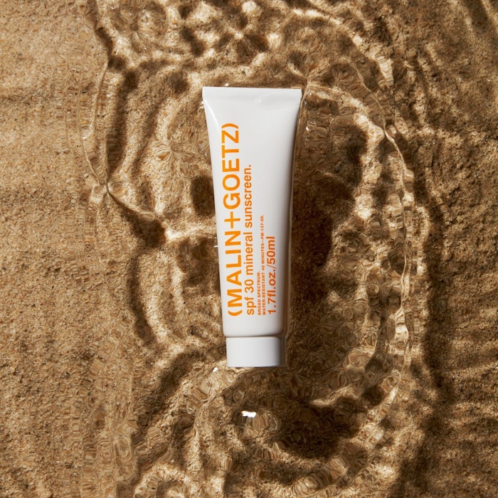 Malin+Goetz SPF 30 Mineral Sunscreen uses antioxidants, niacinamide and zinc oxide to defend against UV rays and environmental aggressors.