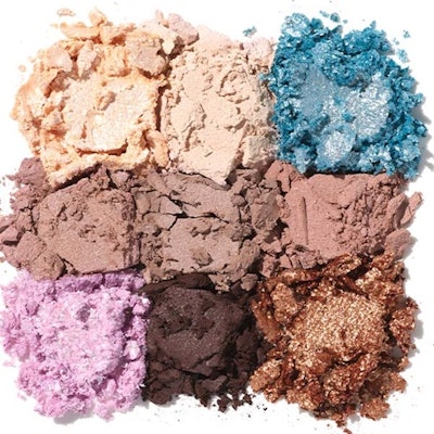 The Fierce Angel Eyeshadow Palette includes nine shades with matte, metallic, shimmery and glittery finishes.