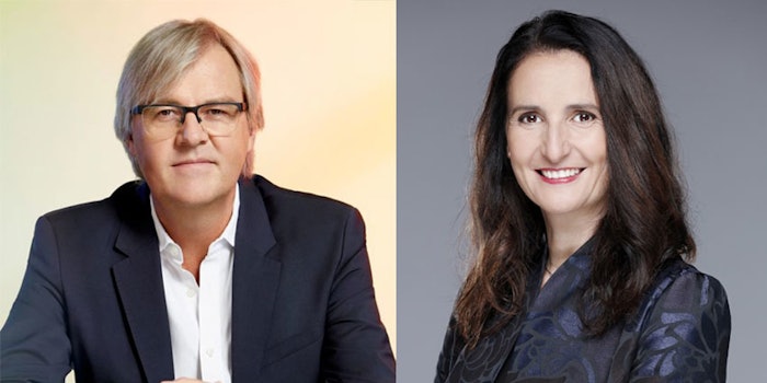 (From L to R) Firmenich's Frank Voelkl (principal perfumer) and Ilaria Resta (global president of perfumery and executive board director) will discuss the post-COVID consumer, fragrance tech and more.