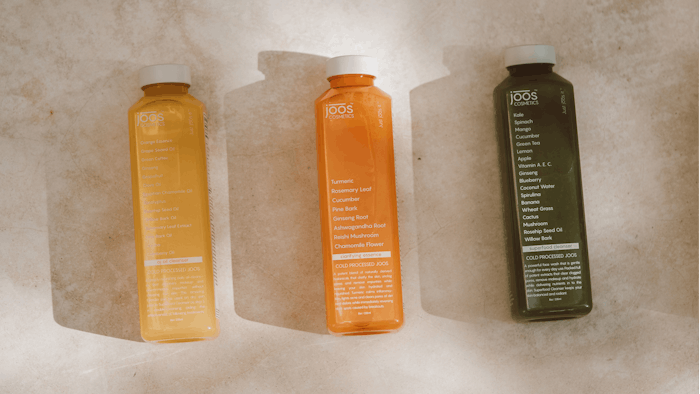 Joos Cosmetics' debut launch includes cleansers and serums formulated with botanicals, vitamins, antioxidants and phytonutrients.