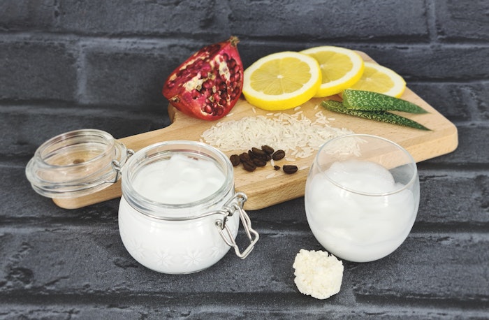 The two Cosmetic Mixology bases can be customized by consumers with actives that are easy to find at home to meet face, hair or body care needs.