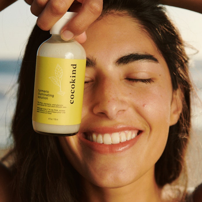 Cocokind Turmeric Illuminating Solution uses Ayurvedic-inspired turmeric to fight signs of aging.