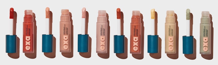 Exa High Fidelity Color Correctors are available in six shades.