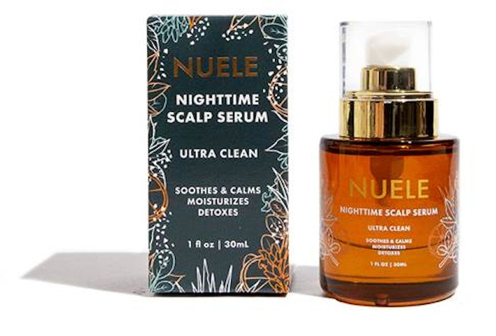 The Nighttime Scalp Serum is non-greasy and light enough for all hair types.