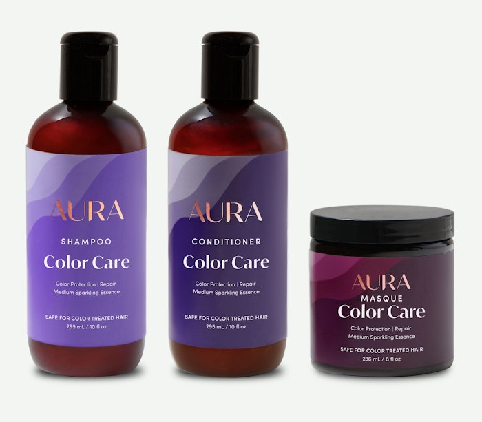 Aura's products are personalized for individual hair needs and goals.