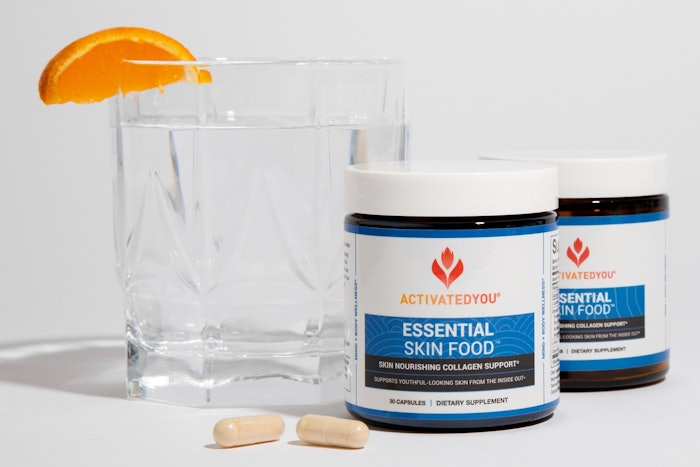 ActivatedYou Essential Skin Food's formula contains zero animal-based collagen and is 100% plant-based.