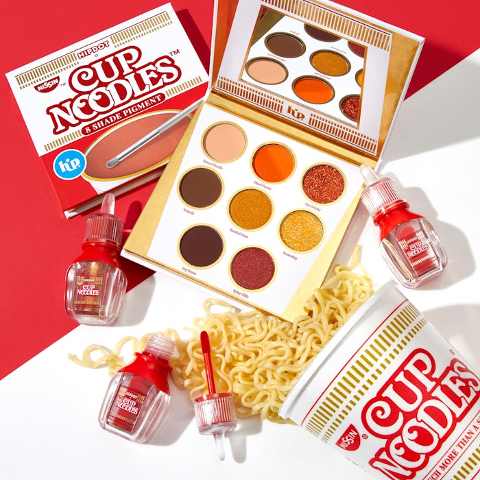 Nissin Foods’ Cup Noodles, has teamed up with HipDot on a limited-edition collection, available from hipdot.com; select items will be available at ulta.com.